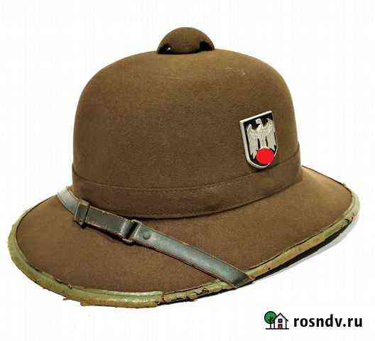 Шлем пробковый DAK WH, оригинал, 1942 год Санкт-Петербург