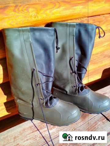 Сапоги резиновые зимние 44-45р-р Курган - изображение 1