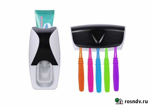 Дозатор зубной пасты + держатель для щеток Новосибирск - изображение 1
