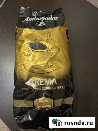Кофе в зернах Ambassador Crema 1кг Химки - изображение 1