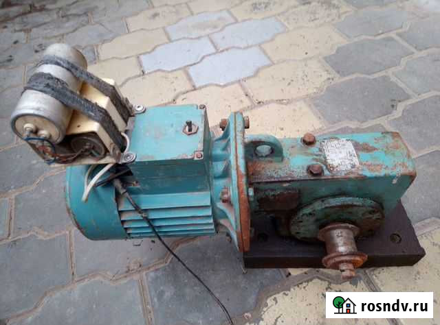 Эл.мотор с редуктором для ел.лебедки Камышин - изображение 1