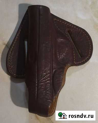 Кобура поясная патруль пм 50 / кожа / коричневый Тольятти - изображение 1