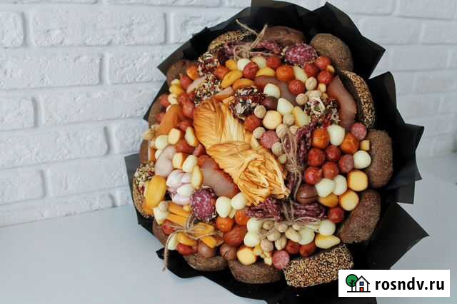 Мужские букеты из сыра/колбасы/рыбы Брянск - изображение 1