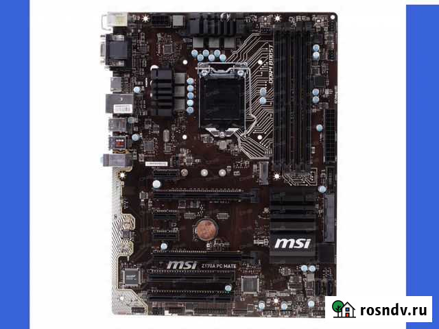 Мат. плата 1151 MSI Z170A PC mate / 4*DDR4 Бийск - изображение 1