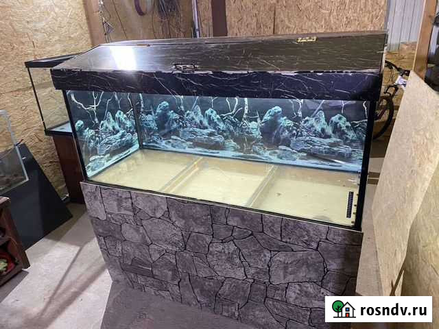Аквариум с тумбой 600 литров комплект, доставка Щёлково - изображение 1