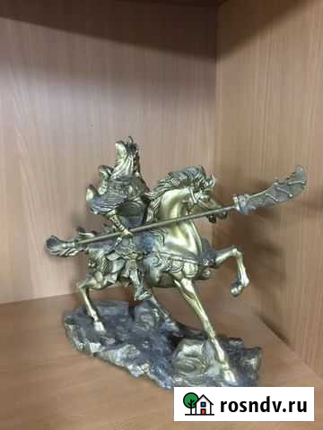 Бронзовая статуэтка всадник Челябинск - изображение 1