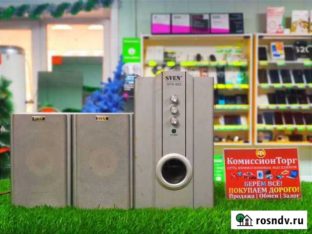 Сабвуфер колонками sven SPS-820 Мыски - изображение 1