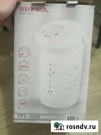 Термопот Supra TPS 3006 новый Смоленск - изображение 1