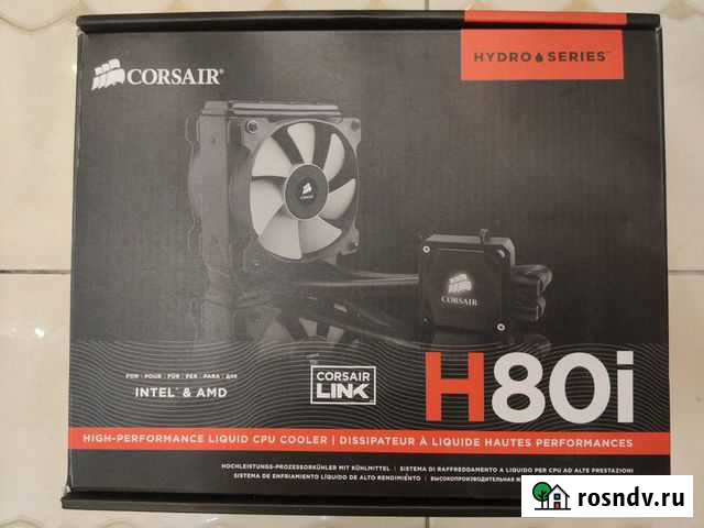 Система водяного охлаждения Corsair H80i Новороссийск - изображение 1