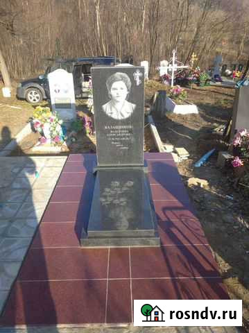 Плитка на кладбище благоустройства Борисовка - изображение 1