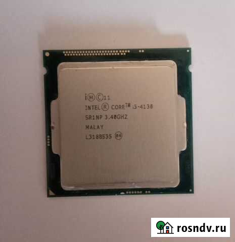 Процессор intel Core I3 4130 LGA 1150 Железногорск - изображение 1