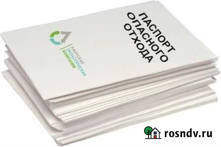 Паспорт отходов Знаменск - изображение 1