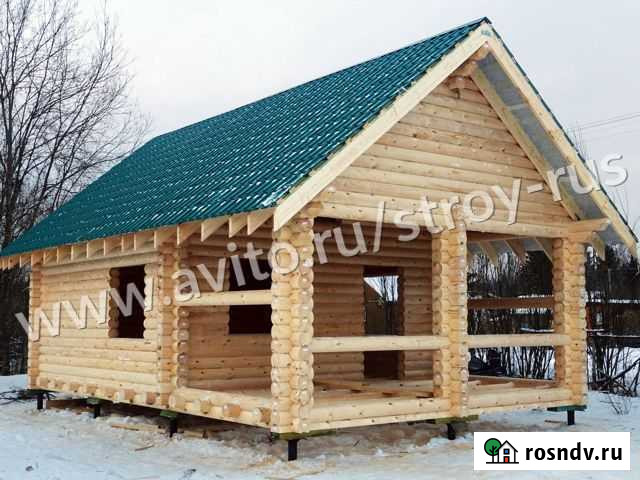 Сруб дома с мансардой Сертолово - изображение 1