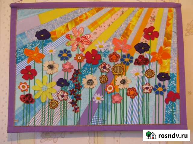 Панно, текстиль, ручная работа Киров - изображение 1