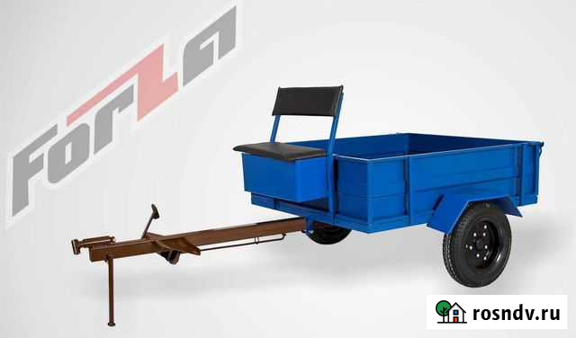 Прицеп Forza 2 для мотоблока, колеса 4*10 Белгород - изображение 1