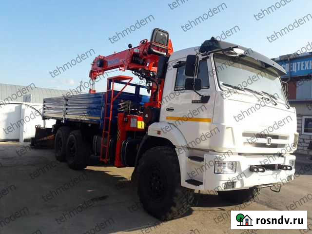 КамАЗ 43118 с КМУ, 2021 Тюмень - изображение 1