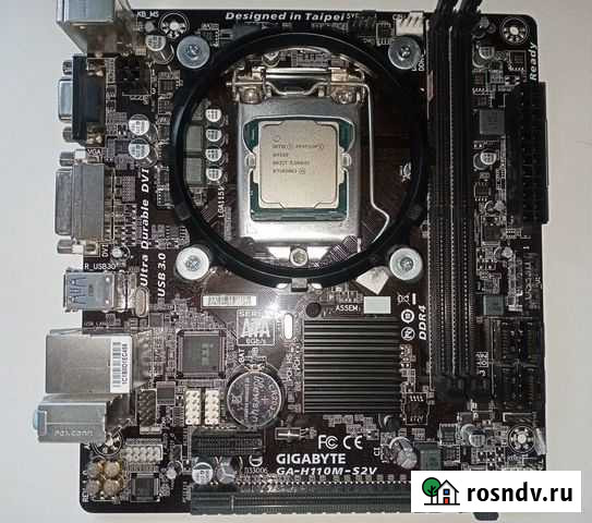 Комплект Pentium G4560 + Gigabyte GA-H110M-S2V Димитровград - изображение 1
