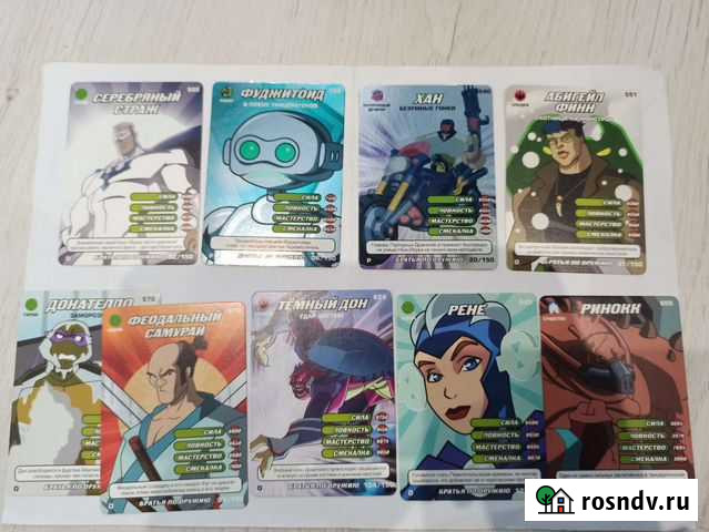 Карточки черепашки ниндзя братья по оружию Чебоксары - изображение 1