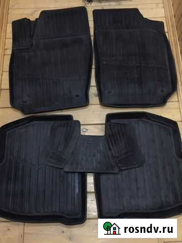Резиновые коврики в салон VW Polo sedan Набережные Челны - изображение 1