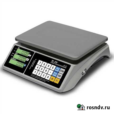 Весы Mertech M-ER 328 AC-15.2 торговые без стойки Новосибирск - изображение 1