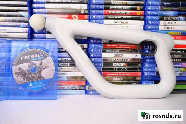 Aim controller ps4 (следы маркера) + диск Электросталь - изображение 1