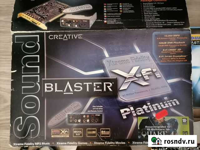 Звуковая карта Sound Blaster X-Fi Хабаровск - изображение 1