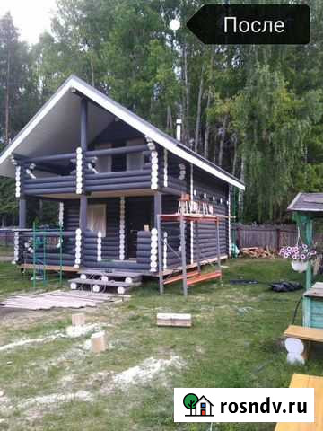Шлифовка срубов, домов Киров - изображение 1