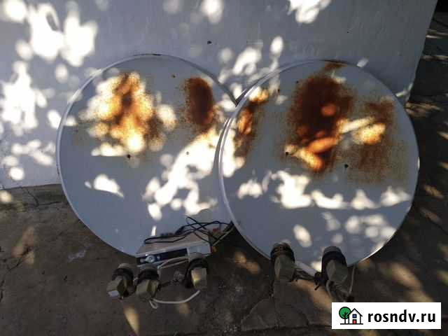 Комплект спутникового тв (тюнер, антенны, головки) Симферополь - изображение 1