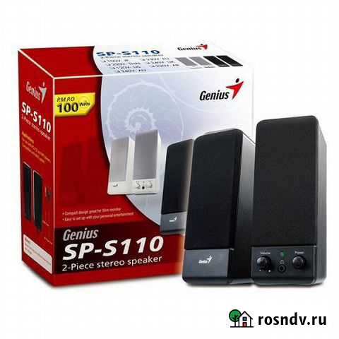 Колонки 2.0 Genius SP-S110 Старый Оскол - изображение 1