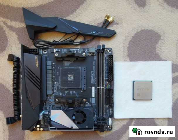 Ryzen 7 3700X \ Gigabyte X570I Aorus \ mini ITX Санкт-Петербург - изображение 1