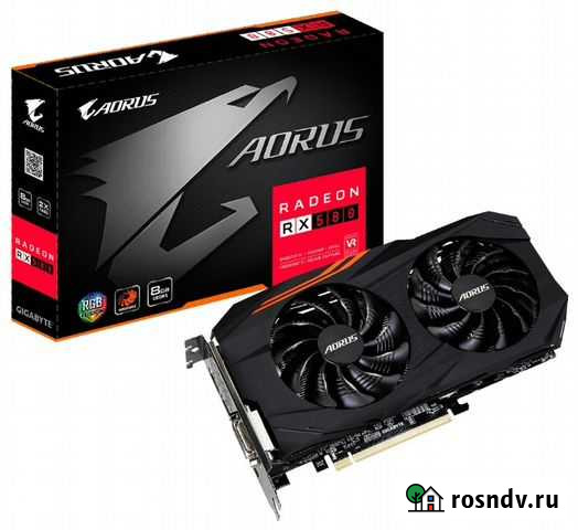 Мощная видеокарта Radeon Gigabyte Aourus RX 580 8G Тюмень - изображение 1