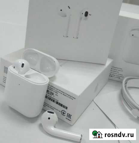 Беспроводные наушники Airpods 2 Рязань - изображение 1