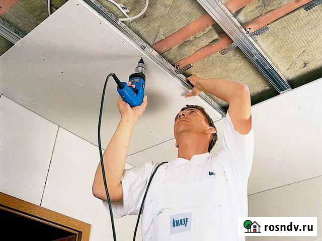 Монтаж гипсокартона, любая сложность, гарантия Кемерово - изображение 1