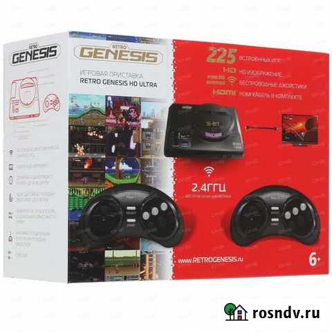 Игровая приставка Retro Genesis HD Ultra 225 игр Канск - изображение 1