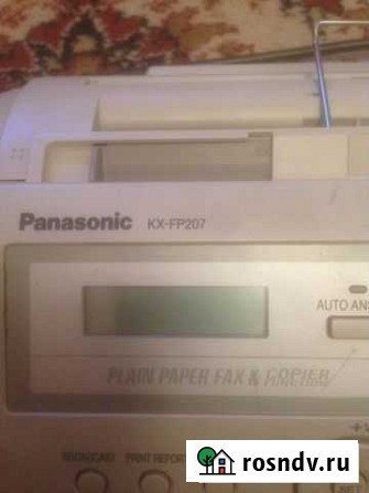 Телефон факс Panasonic kx-fp207 Краснодар - изображение 1
