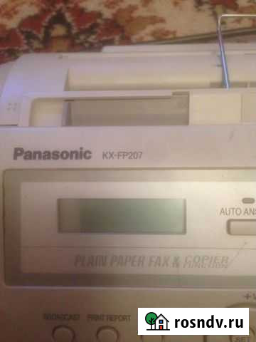Телефон факс Panasonic kx-fp207 Краснодар - изображение 1