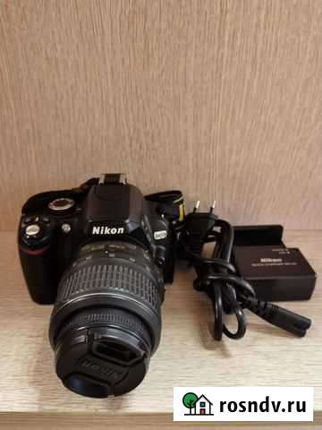 Зеркальный фотоаппарат Nikon D60 Тольятти - изображение 1