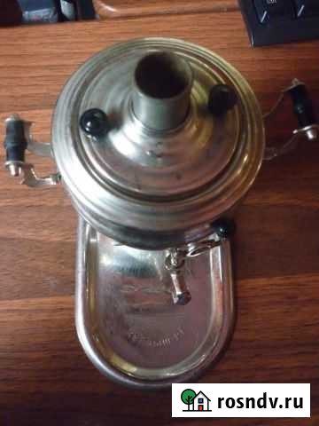 Сувенирный самоварчик с подносом Белокуриха - изображение 1