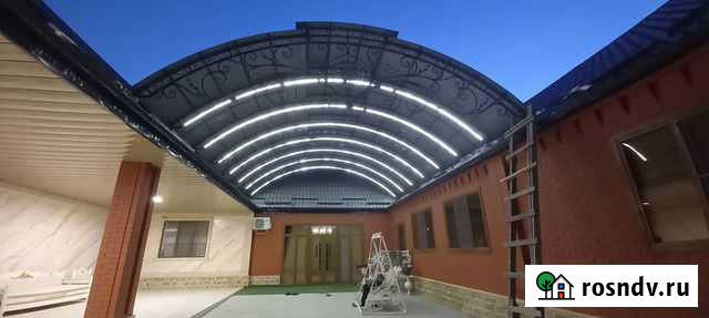 Навесы из поликарбоната Малгобек - изображение 1