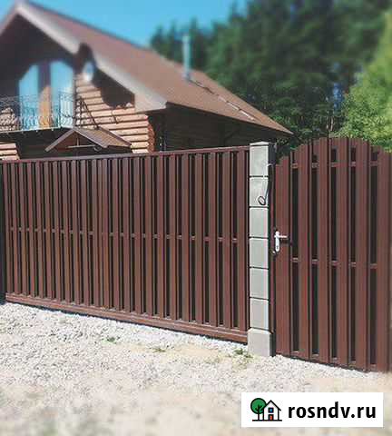 Ворота распашные Калининград - изображение 1