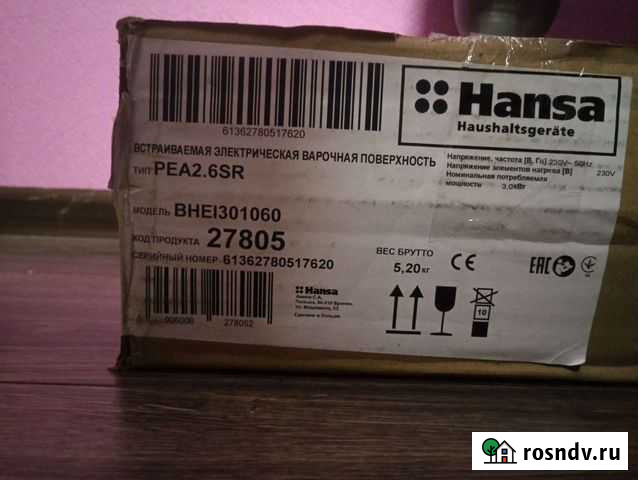 Электрическая варочная поверхность Hansa bhei30106 Тверь - изображение 1