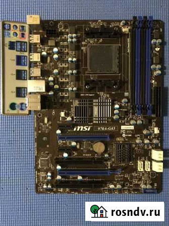 Материнская плата MSI 970A-G43, AM3+ Щекино - изображение 1