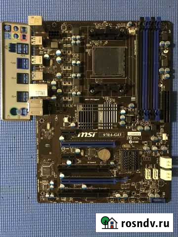 Материнская плата MSI 970A-G43, AM3+ Щекино - изображение 1