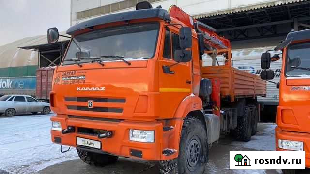 КамАЗ 43118 с КМУ, 2020 Красноярск - изображение 1