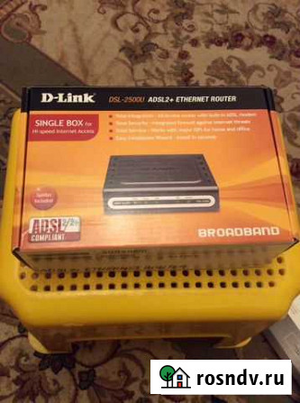 Adsl2 + ethernet router DSL-2500U Выборг - изображение 1