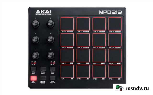 Midi-контроллер akai PRO MPD218 Казань - изображение 1