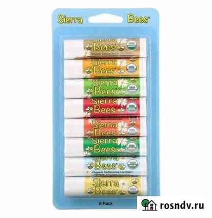 Набор органических бальзамов для губ с iherb Обнинск