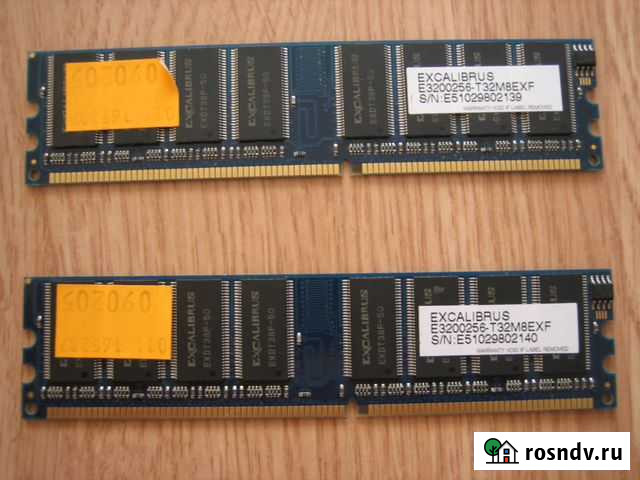 Оперативная память DDR 256mb PC3200 Челябинск - изображение 1