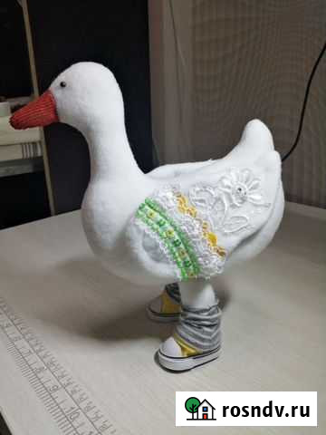 Гусь игрушка. украшение. подарок Павловск - изображение 1