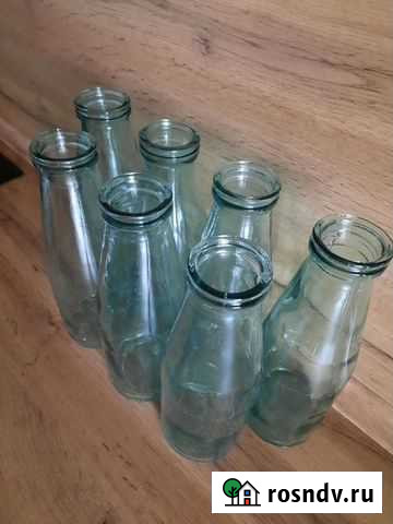 Бутылка стеклянная из под молока,кефира Самара - изображение 1